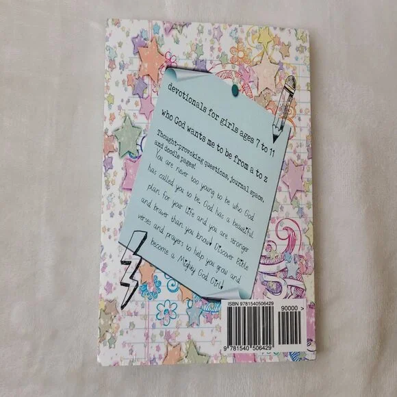 Mighty God Girls A To Z Devotionals Journal ages 7-11 By Mandy Fender 2016 - Picture 9 of 9